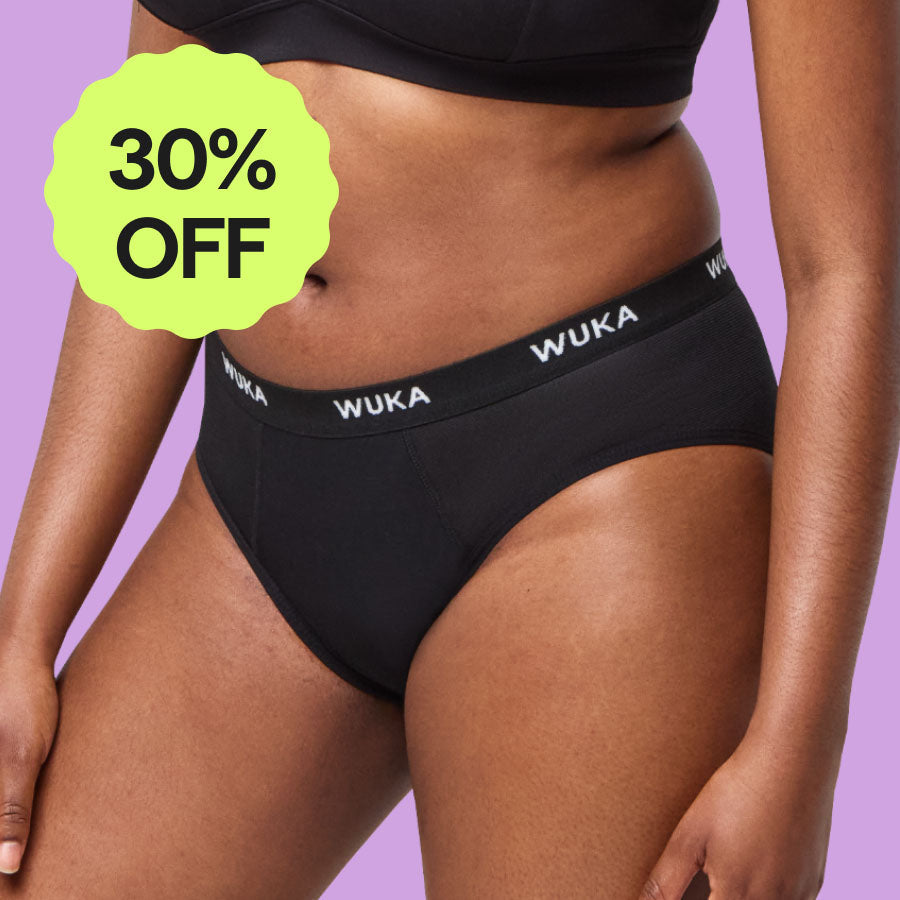 Shop WUKA Ultimate™ Period Pants – our original, best-selling collection offering superior comfort, leak-proof protection and sustainable materials. Available in multiple styles and absorbencies for reliable period care, day or night.