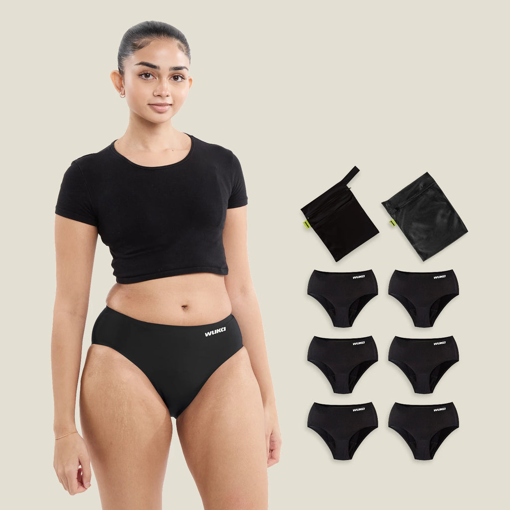 WUKA Period School Set - 1 Week - Super-Heavy - Black