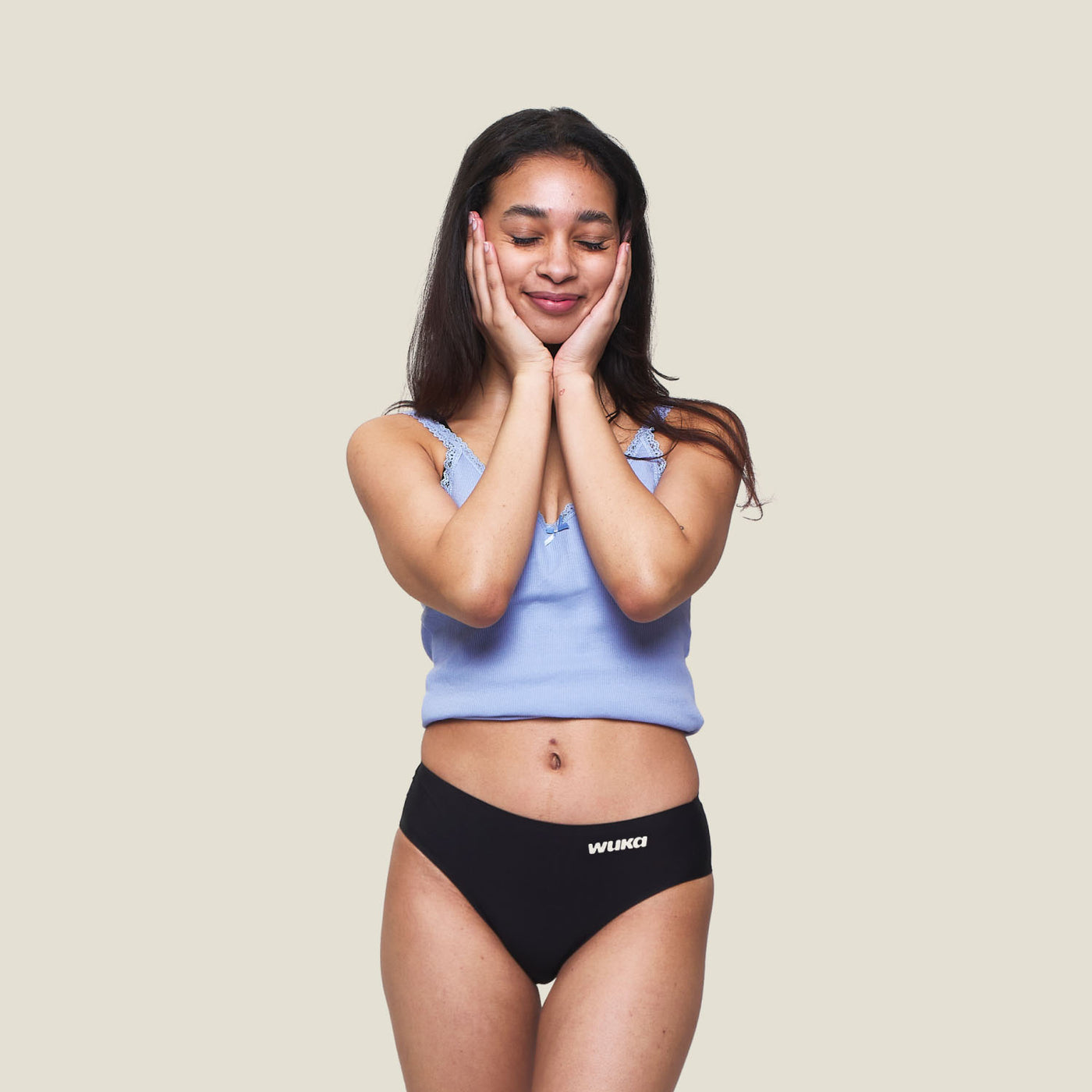 WUKA Teen Stretch Seamless - Heavy flow - Black