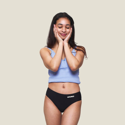 WUKA Teen Stretch Seamless - Heavy flow - Black