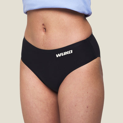 WUKA Teen Stretch Seamless - Heavy flow - Black