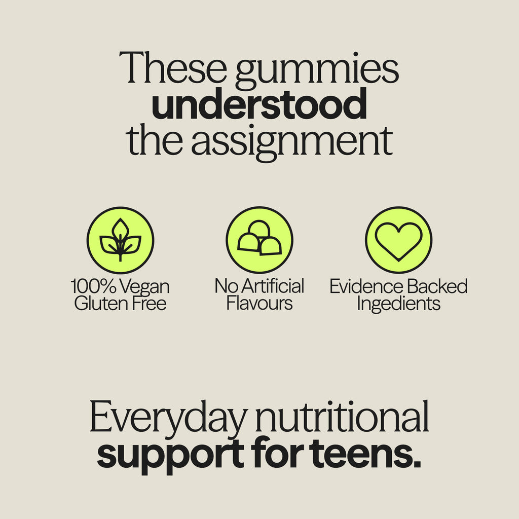 100% vegan and gluten-free immunity gummies made with evidence-backed ingredients for daily health support.