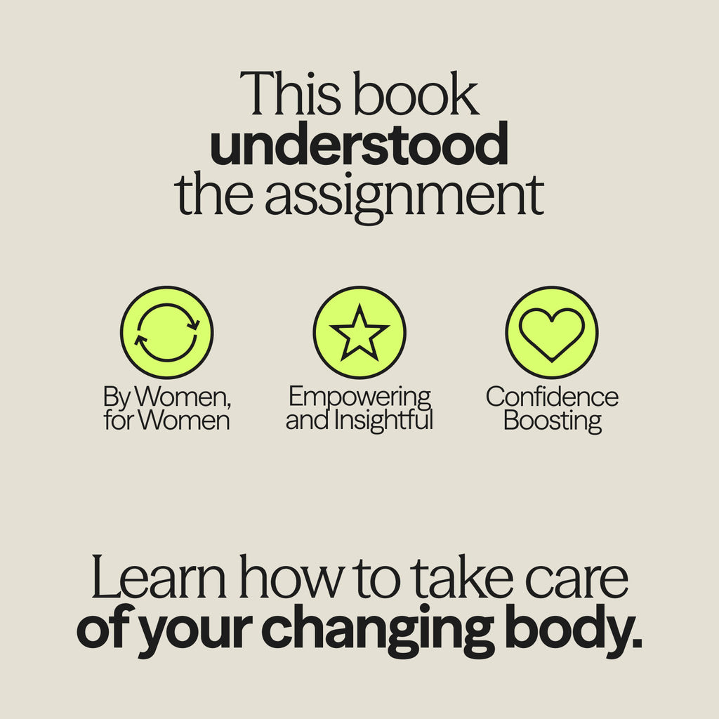 Graphic page highlighting the key benefits of "Growing Up Powerful": empowering, confidence-boosting, and created by women for women.