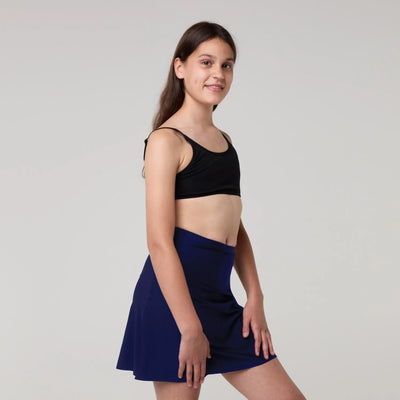teen period-proof skort navy image side