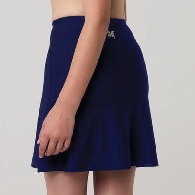 teen period-proof skort navy image back detail