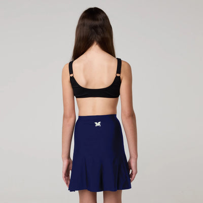 teen period-proof skort navy image back